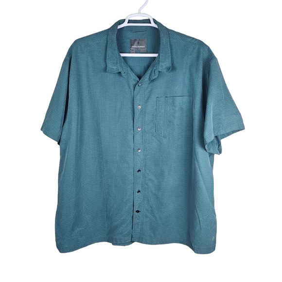 ROYAL ROBBINS MEN’S DESERT PUCKER DRY SHORT SLEEVE - Picture 2 of 7